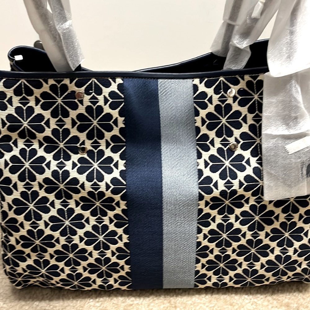Kate Spade navy tote bag